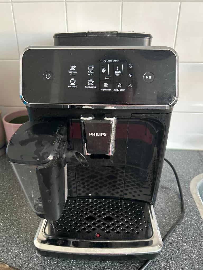 Philips koffiebonen machine, Afneembaar waterreservoir, Gebruikt, Koffiemachine, Koffiebonen