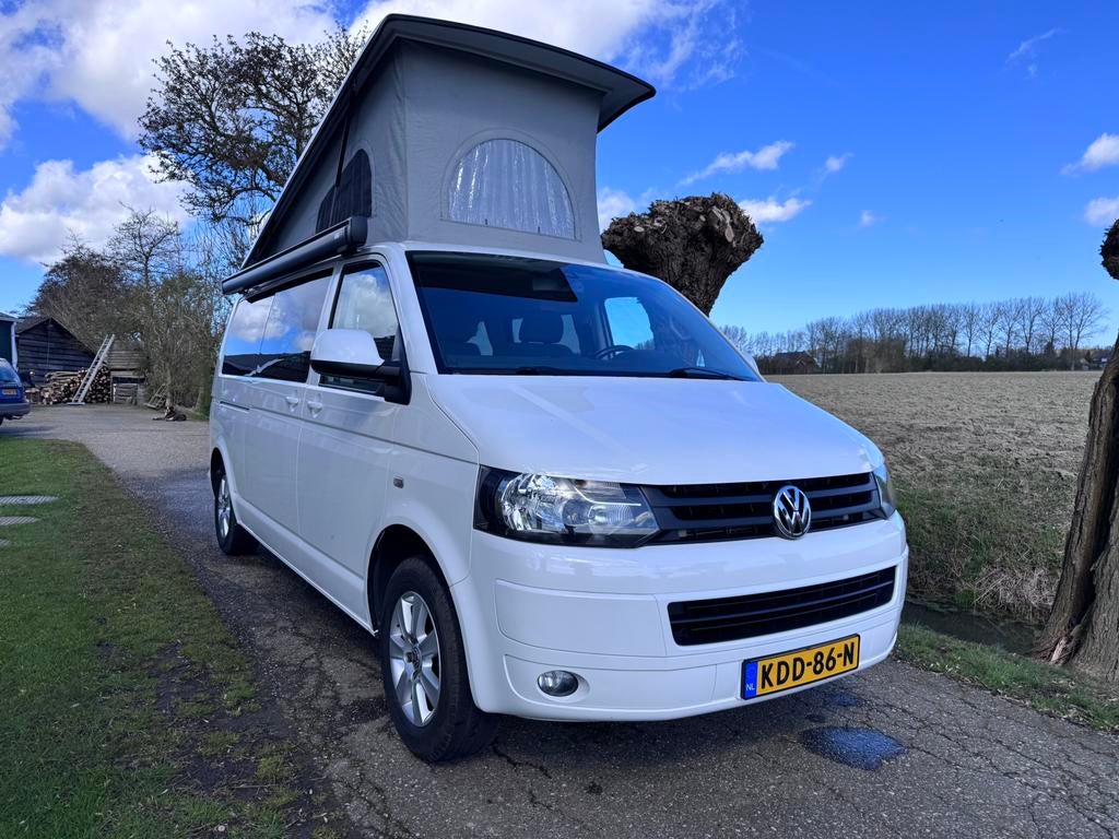 Prachtige Volkswagen T5 Transporter Camper L2, Chemisch toilet, Buscamper of Camperbus, Volkswagen, Particulier
