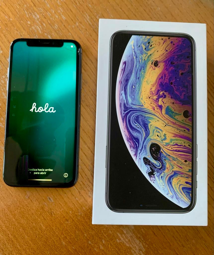 iPhone Xs met schermschade en Face ID probleem, Telecommunicatie, Mobiele telefoons | Apple iPhone, Zwart, IPhone XS, Ophalen of Verzenden