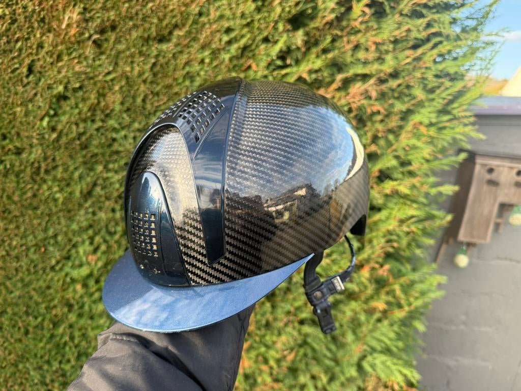 Kep italia e-light carbon cap paardrijhelm, Dieren en Toebehoren, Ophalen of Verzenden, Zo goed als nieuw, Dressuur, Cap