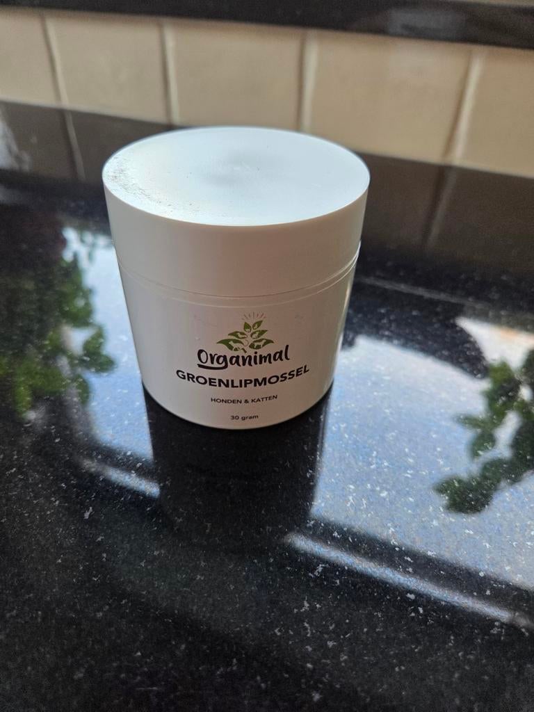 Organimal groenlipmossel pot 30gram nieuw, Ophalen of Verzenden, Kat