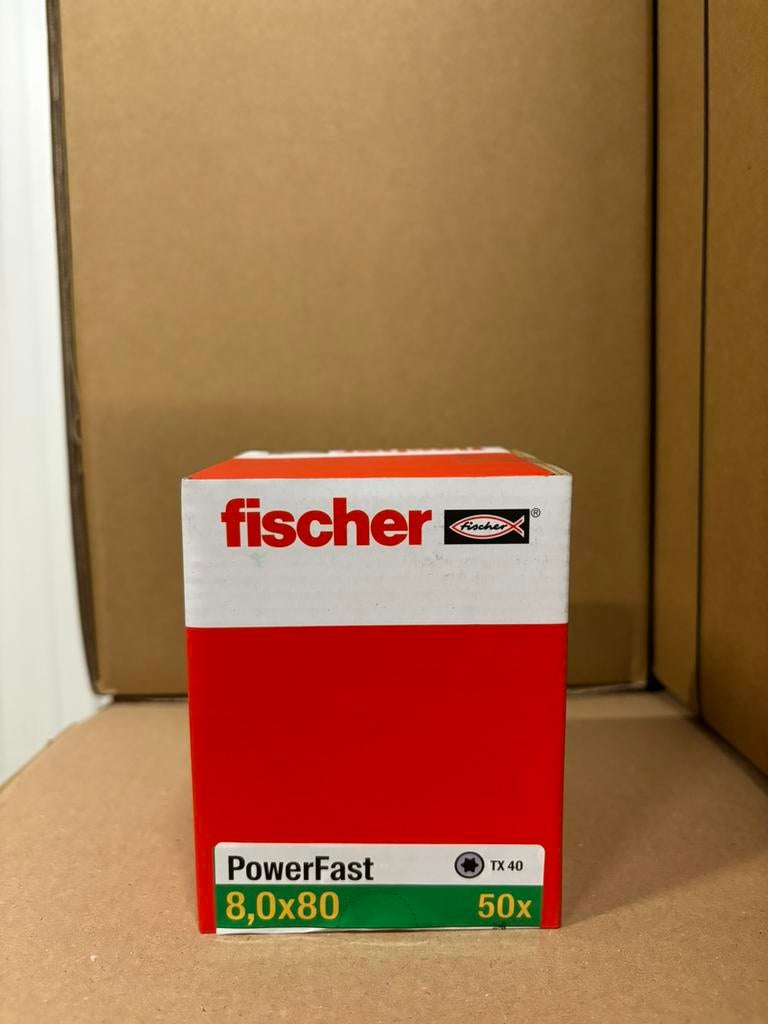 Fischer PowerFast 8,0x80 TK TX TG blvz 50 360x tellerkop, Ophalen of Verzenden, Nieuw