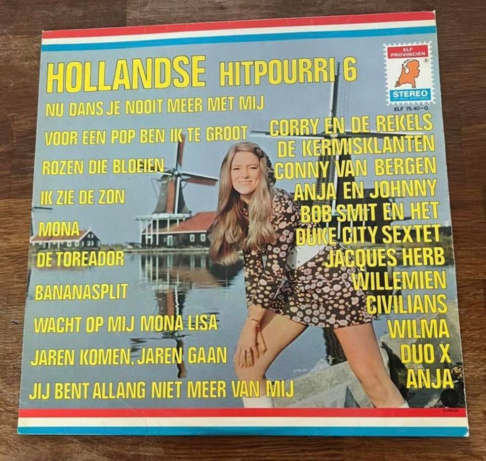 LP Hollandse Hitporri 6., Ophalen of Verzenden, Zo goed als nieuw, 12 inch, Nederlandstalig