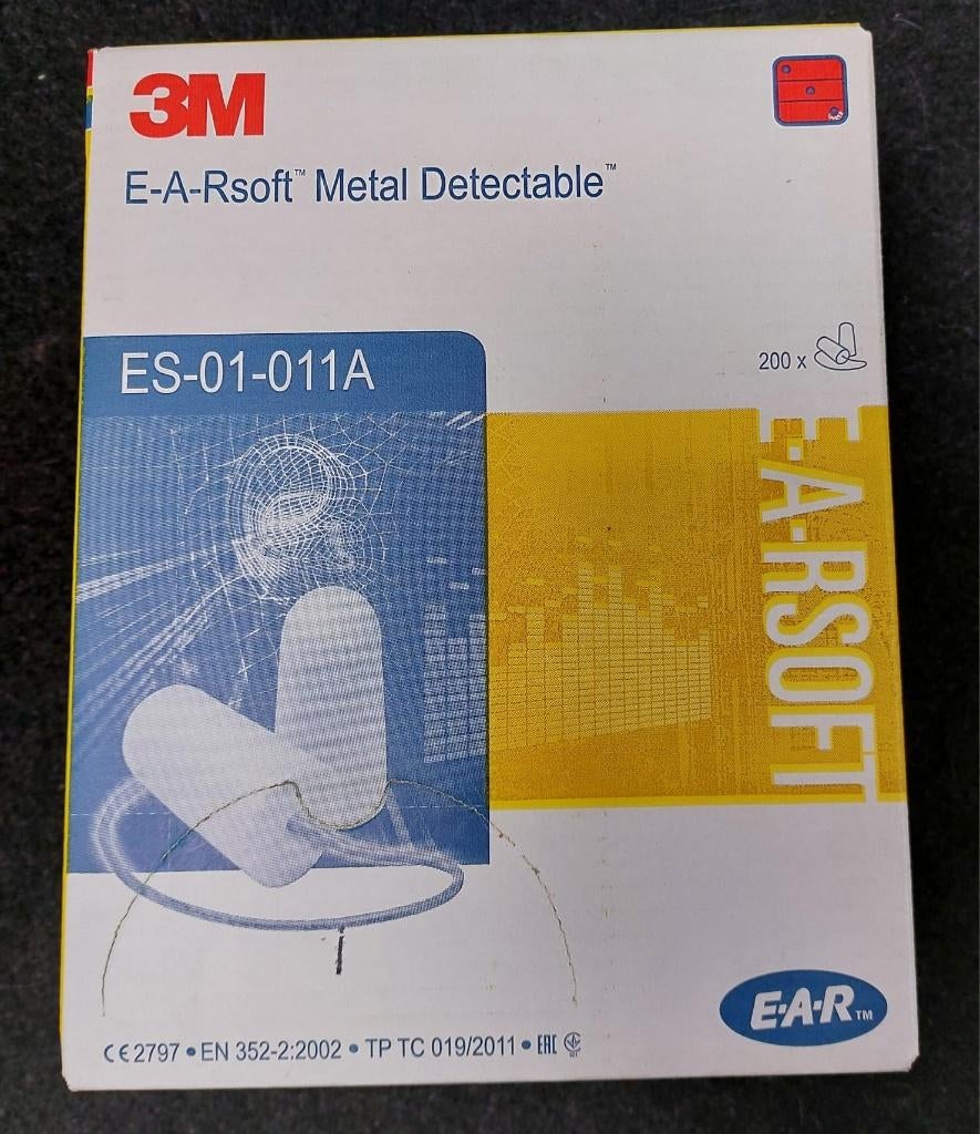 Nieuw 3M EAR Soft detectable oordoppen met koord - 200 paar, Doe-het-zelf en Verbouw, Gehoorbeschermers, Ophalen of Verzenden