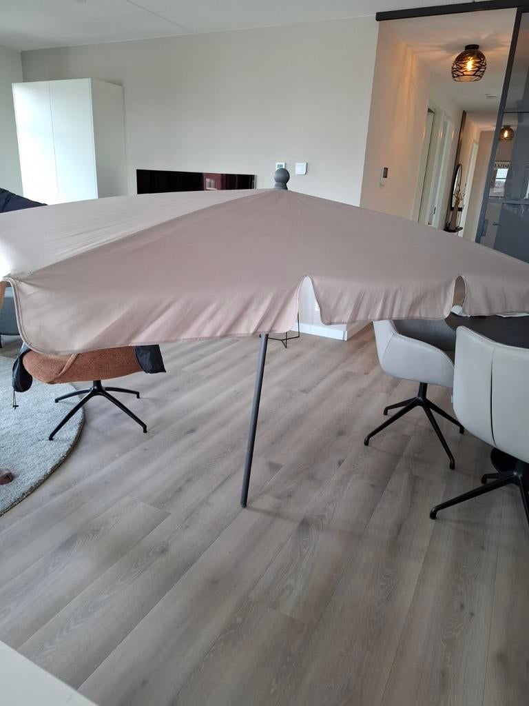 Balkonparasol, Ophalen of Verzenden, Minder dan 10 m², Beige