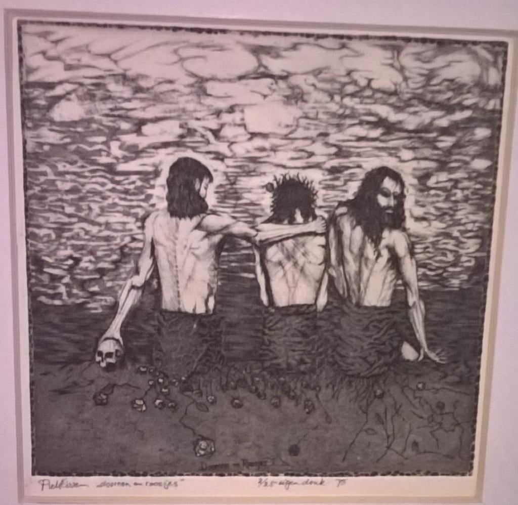 3x Kloosterkunst Doornen en Roosjes Peter van den Hoven, Antiek en Kunst, Verzenden