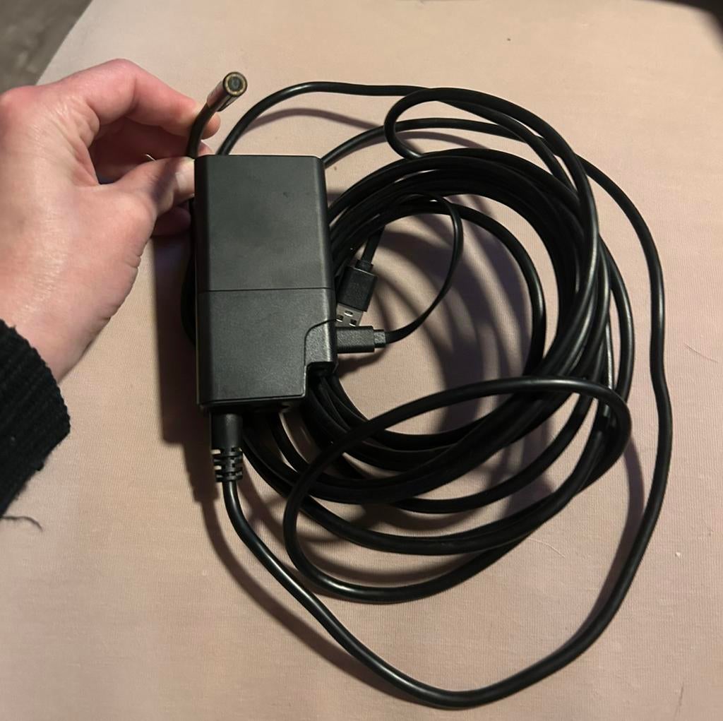 Inspectiecamera / Endoscoop camera voor afvoer, Ophalen, Zo goed als nieuw