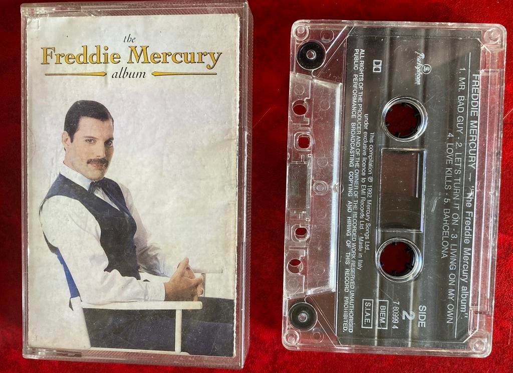 Freddie Mercury cassette, Ophalen of Verzenden, Zo goed als nieuw, Pop, 1 bandje