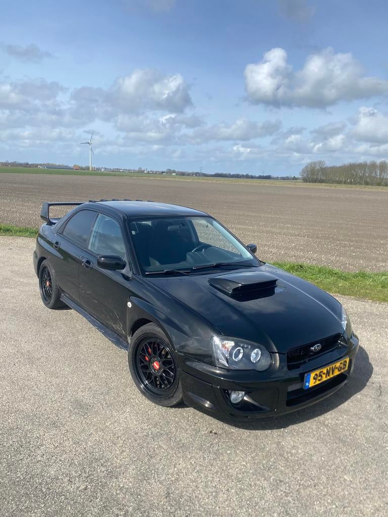 Subaru Impreza WRX (Sti) 2004 Java Black, 1994 cc, 1345 kg, 4 cilinders, Zwart