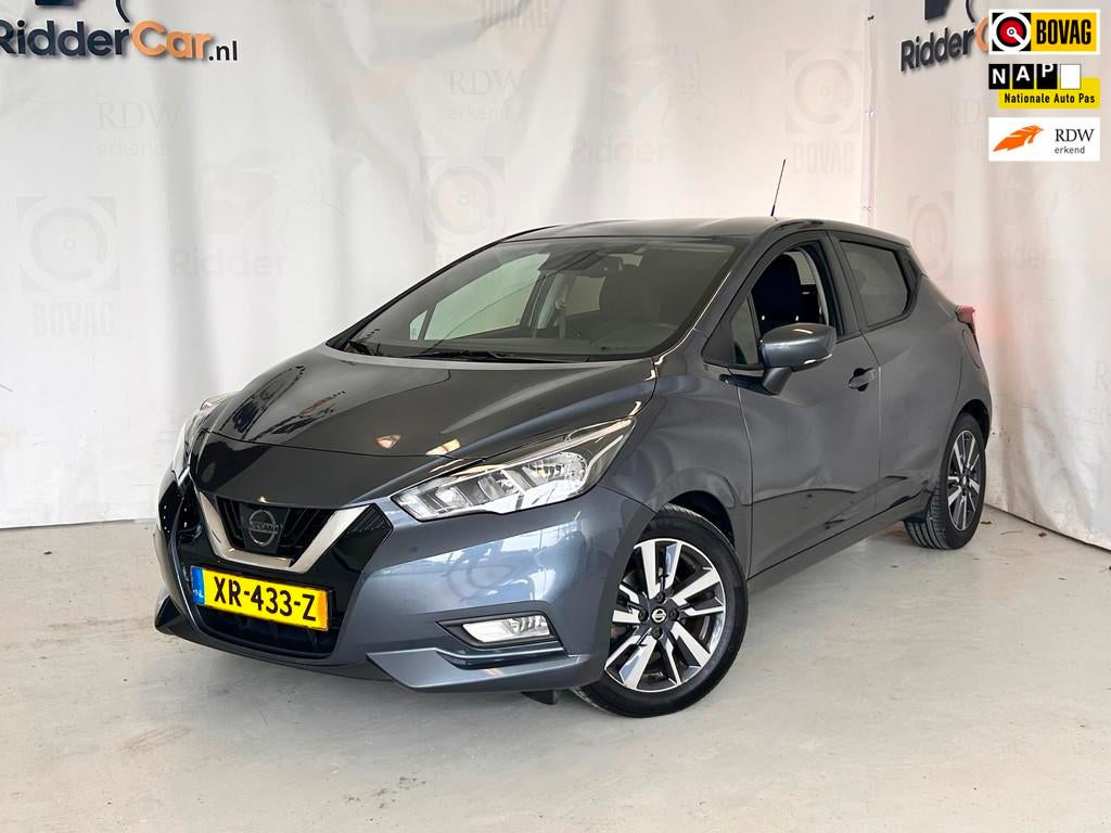 Nissan Micra 1.0 IG-T N-Connecta|1E EIG|NAP|CRUISE|PARK SENS, Voorwielaandrijving, 101 pk, Euro 6, Origineel Nederlands