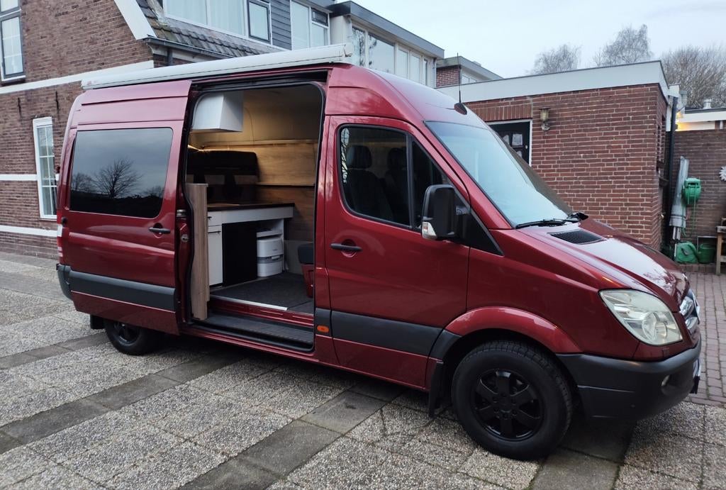 Mercedes Sprinter 315 CDi Automaat Topstaat Inruil mogelijk, Caravans en Kamperen, Campers, Automaat, Chemisch toilet, Tot en met 2