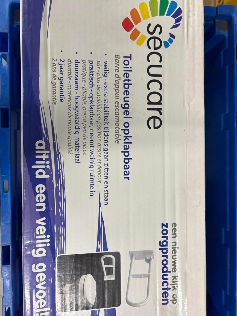 Secucare toiletbeugel opklapbaar 80 cm, Diversen, Verpleegmiddelen, Ophalen of Verzenden, Nieuw