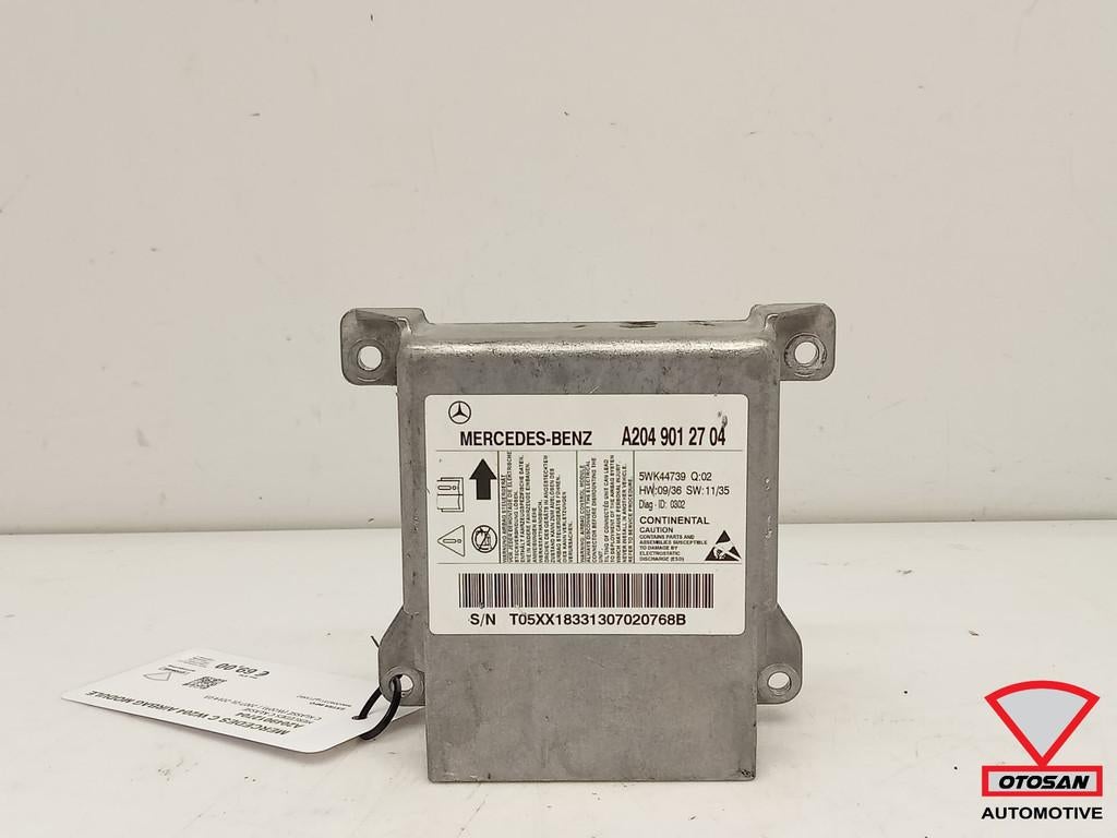 Mercedes C Klasse W204 Airbag Module A2049012704, Gebruikt, Mercedes-Benz AG, Mercedes-Benz, Ophalen of Verzenden