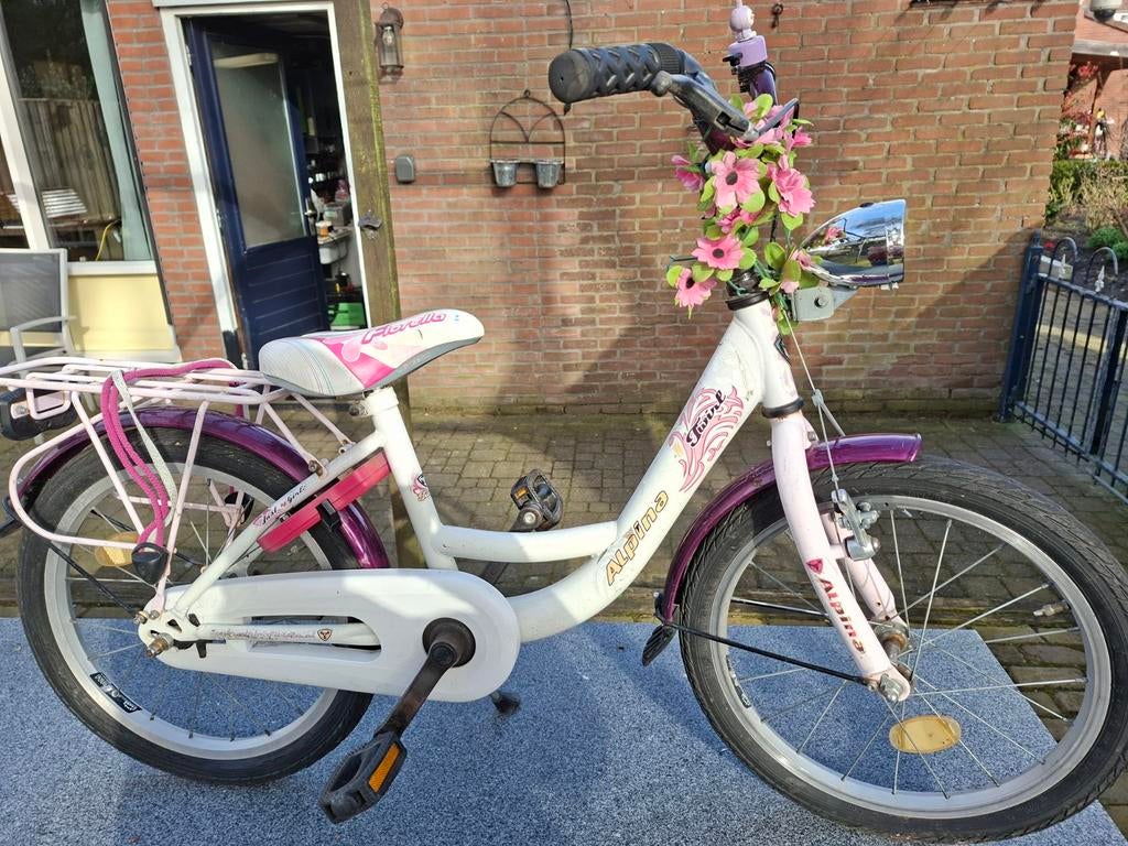 Alpina meisjesfiets 18 inch, Ophalen of Verzenden, Gebruikt, 18 inch