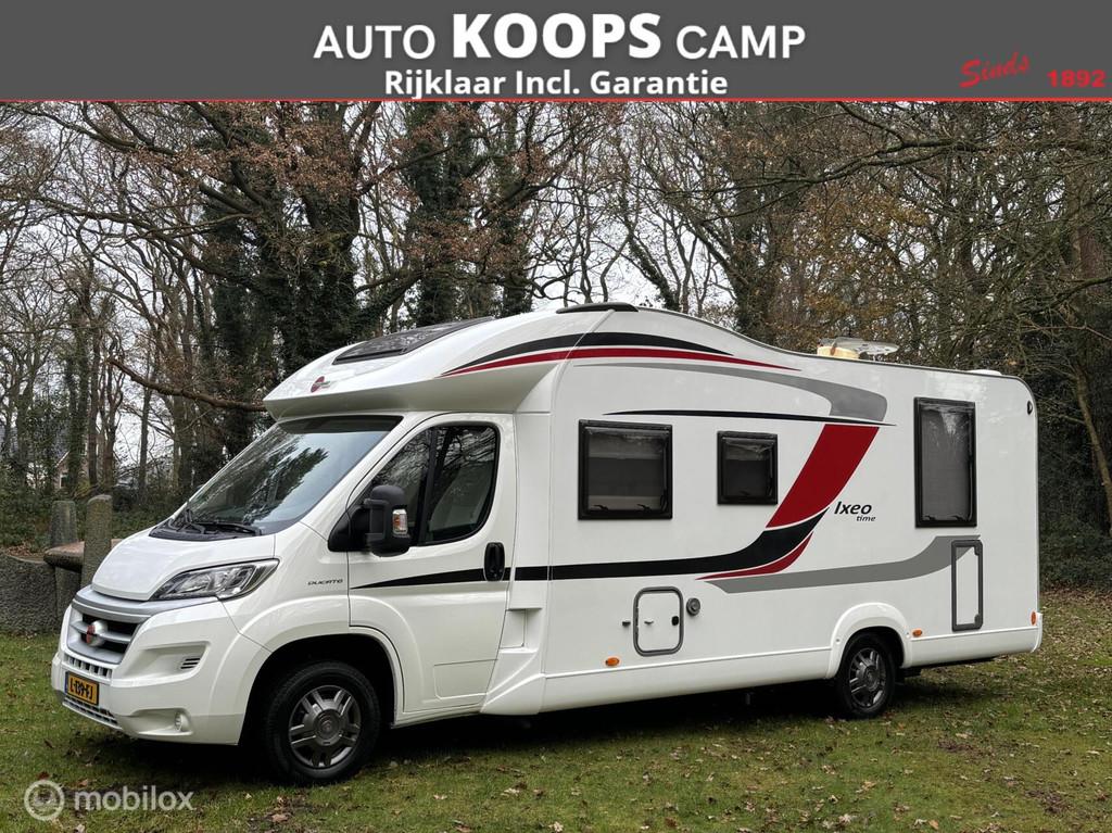 Bürstner Ixeo Time it 734 Fiat 2.3 131pk Euro 5 | Queensbed, Caravans en Kamperen, Airbags, 7 tot 8 meter, Bedrijf, Bürstner