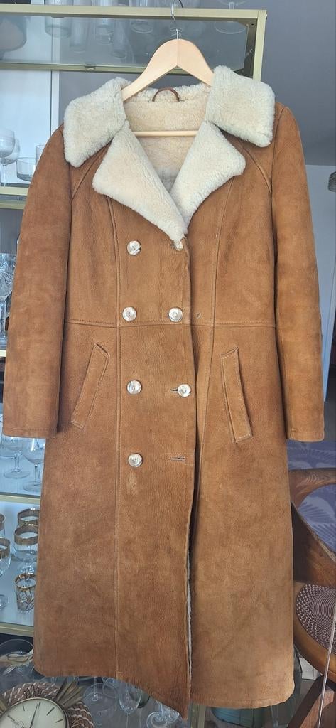 Lammy coat, Ophalen, Zo goed als nieuw, Maat 38/40 (M), Bruin