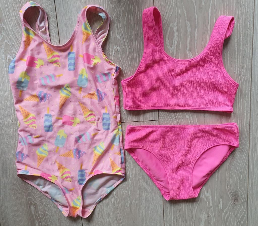 Bikini  en Badpak Maat 134/140. H&M, Kinderen en Baby's, Bikiniset, Meisje, H&M, Ophalen of Verzenden