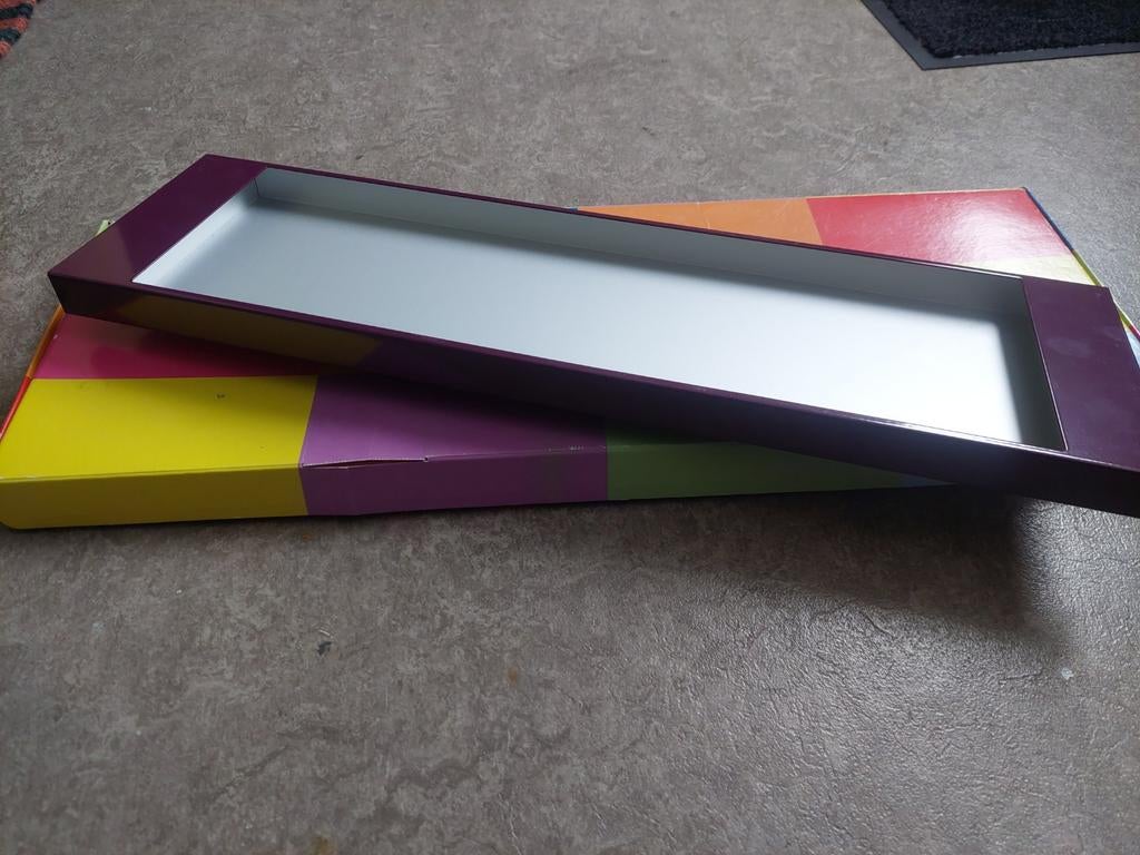 Designobject dienblad, RVS, Paars / Bruno Ninaber van Eyben, Ophalen of Verzenden