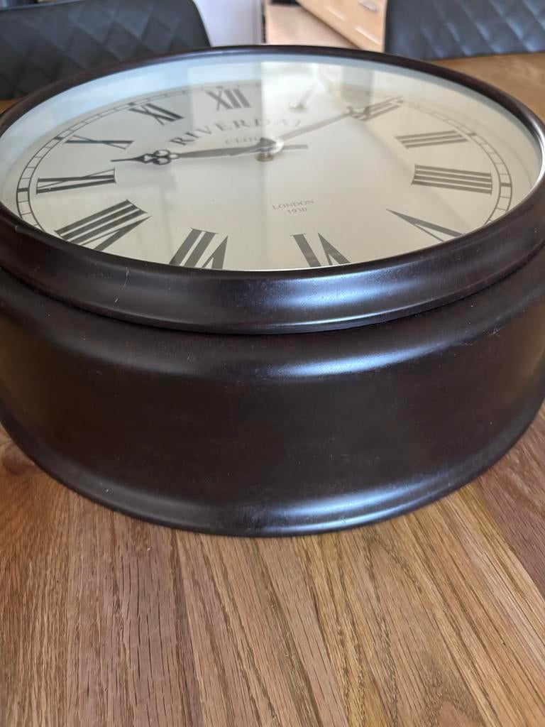 Riverdale wandklok, Ophalen, Gebruikt, Analoog, Wandklok