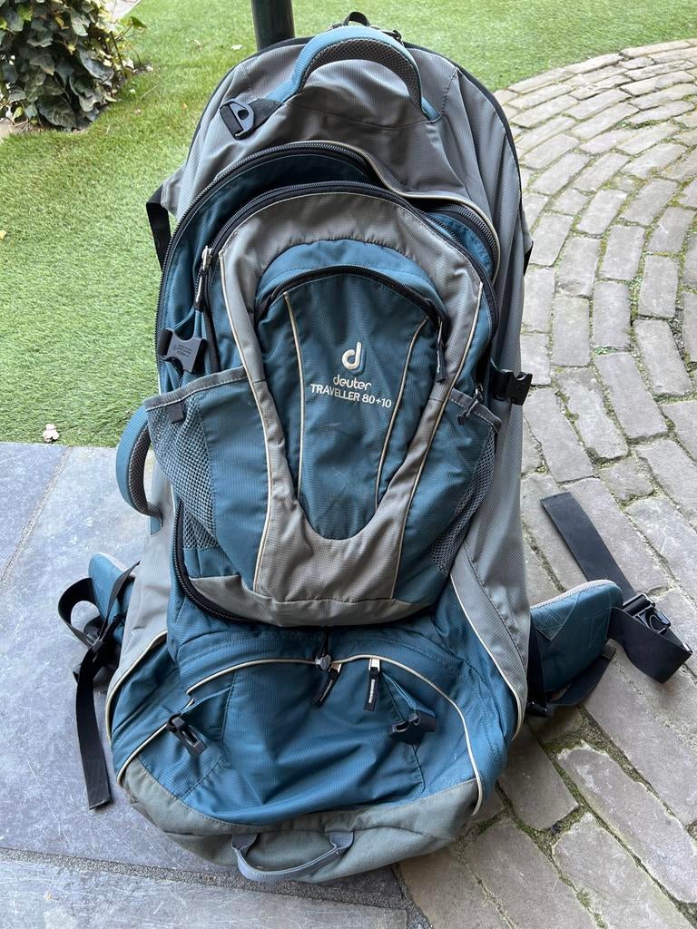 Deuter Traveller 80 + 10 liter rugzak - Ideaal voor reizen, 40 cm of meer, Gebruikt, Trekking, 60 cm of meer