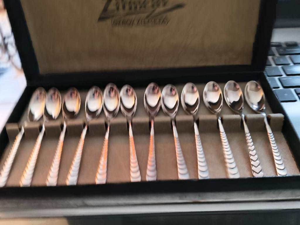 lepeltjes zilmeta art deco, Ophalen