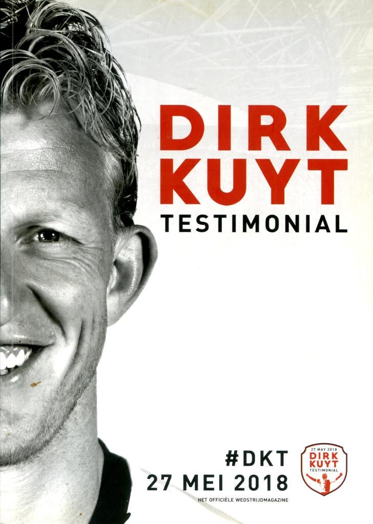 Dirk Kuyt Testimonial [ Feyenoord ], Verzamelen, Ophalen of Verzenden, Zo goed als nieuw, Feyenoord, Boek of Tijdschrift