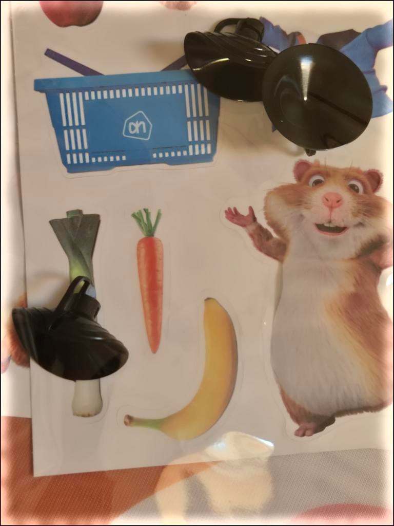 AH hamster auto zonnescherm met raam stickers, Ophalen of Verzenden