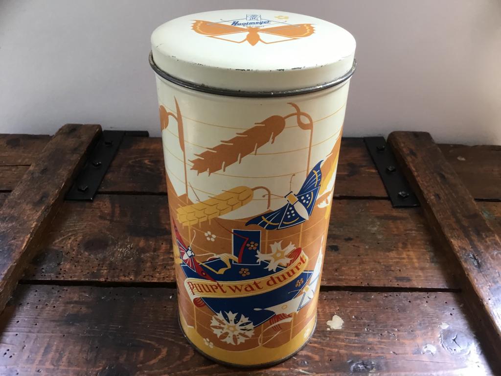 Hooimeijer beschuitblik., Ophalen of Verzenden, Gebruikt, Beschuit, Overige merken