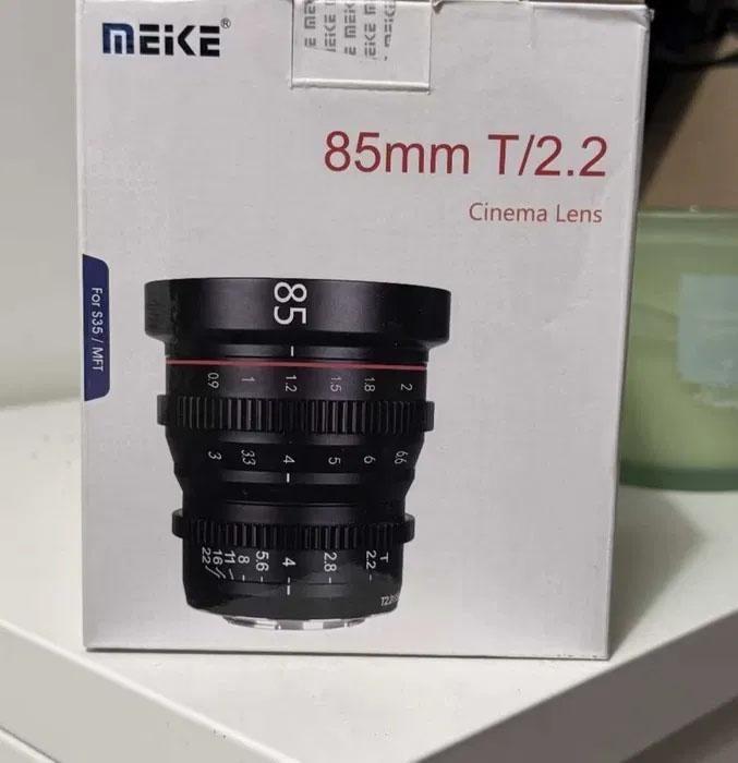 Meike 85mm Micro 4/3 Cine Lens, Verzenden, Zo goed als nieuw, Telelens