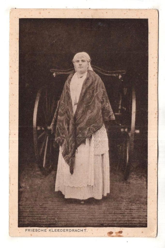 Friesland Klederdracht  voor de sjees, Ophalen of Verzenden, Voor 1920, Ongelopen, Friesland
