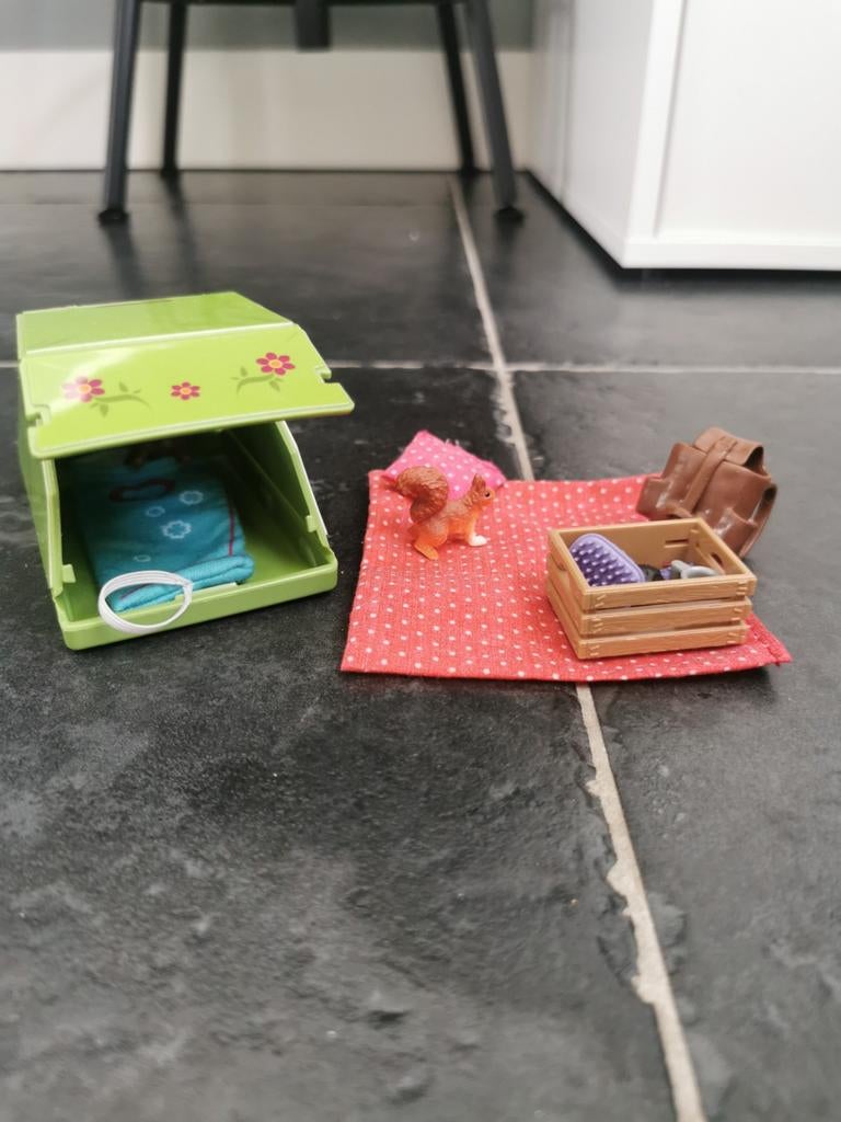 Schleich Kampeerspullen Setje, Ophalen of Verzenden, Gebruikt, Jongen of Meisje