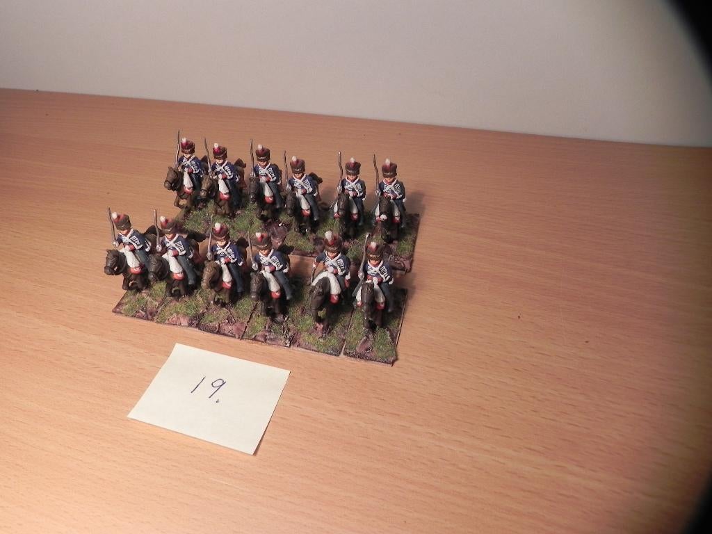 slag bij Waterloo, hussars,Engels(19)Minifigs,25mm,tin, Ophalen of Verzenden, Nieuw, 1:35 tot 1:50, Figuur of Figuren