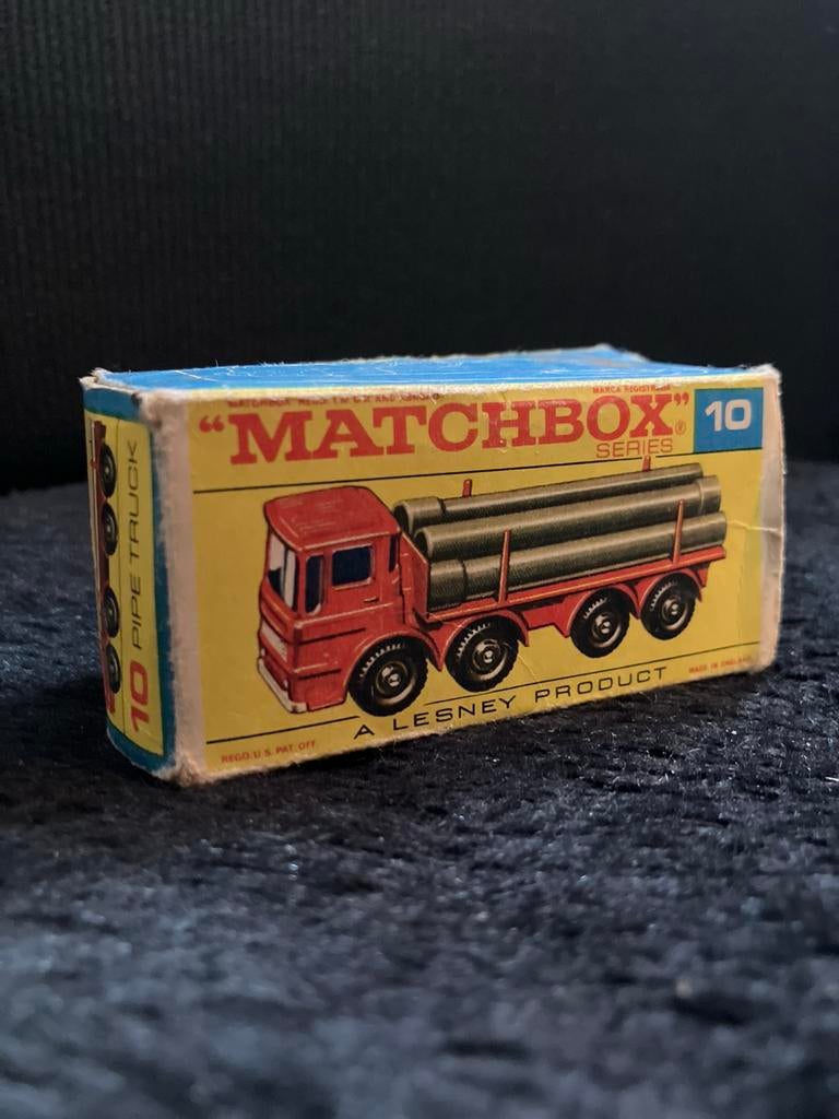 Matchbox Nr 10 Pipe Truck, Ophalen