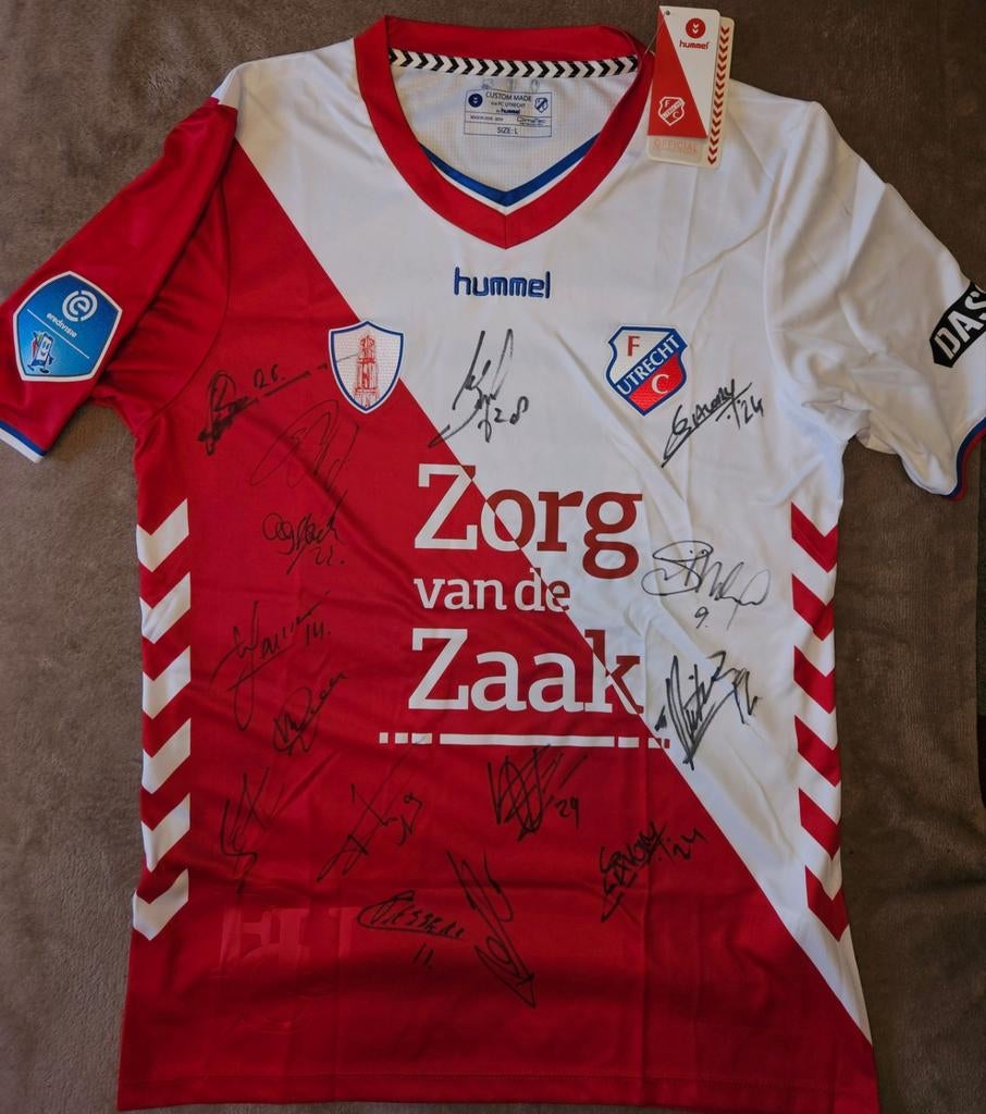 Fc utrecht shirt 2018-2019 selectie gesigneerd, Verzenden, Nieuw, Shirt