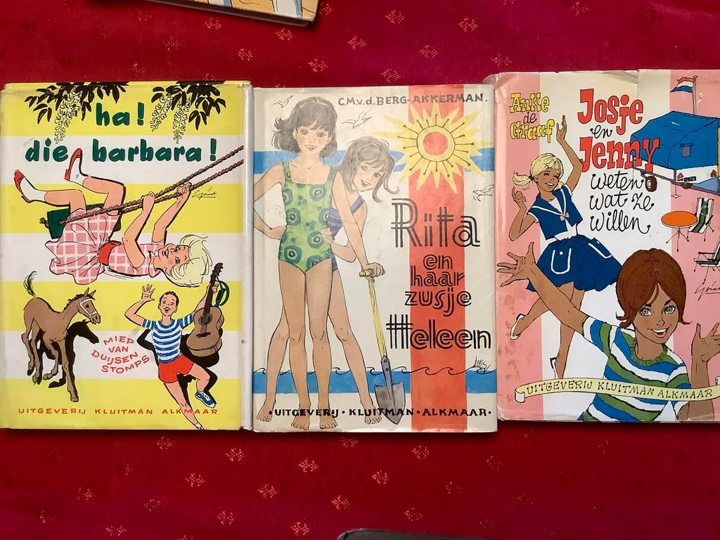 Meisjesboeken Kluitman Zonnebloemreeks jaren '60, Boeken, Ophalen of Verzenden, Gelezen