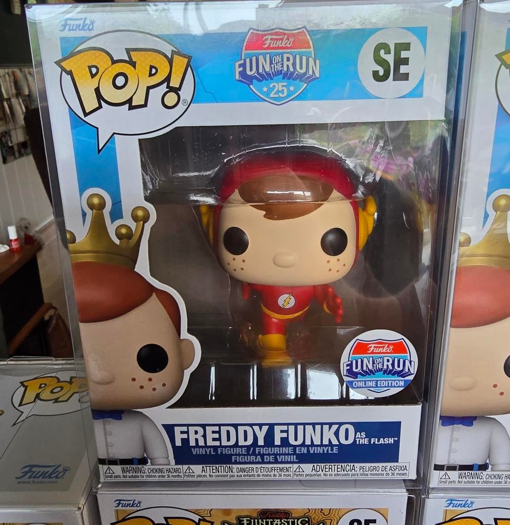Funko Pop! SE Freddy Funko as Flash (Fun on the Run), Verzamelen, Poppetjes en Figuurtjes, Ophalen of Verzenden