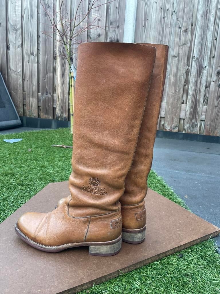 Lange cognac Shabbies, Hoge laarzen, Bruin, Ophalen of Verzenden, Gedragen