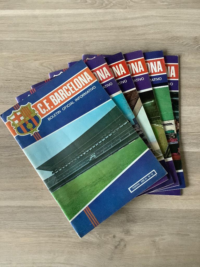 FC Barcelona Boletin Oficial Informativo uit 1972, Ophalen of Verzenden, Zo goed als nieuw, Buitenlandse clubs, Boek of Tijdschrift