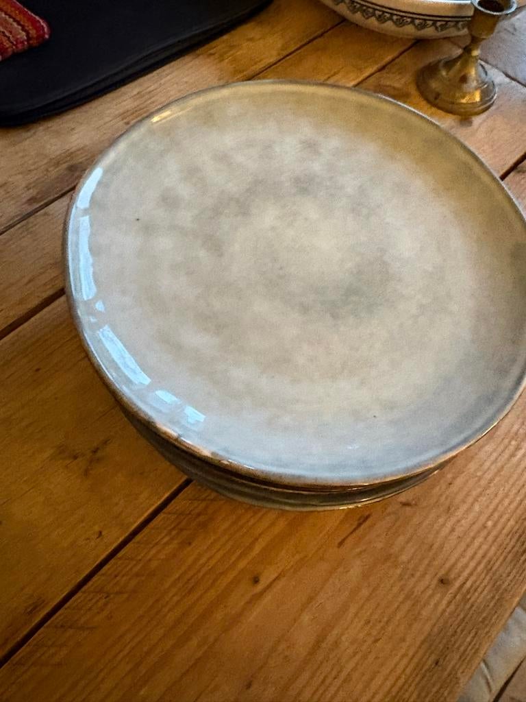 6 Dinerborden Xenos Toscane - Zo Goed Als Nieuw, Huis en Inrichting, Ophalen of Verzenden, Zo goed als nieuw, Bord(en), Effen