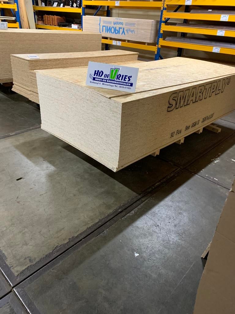 OSB platen. Diverse bouwmaterialen, Ophalen, Nieuw