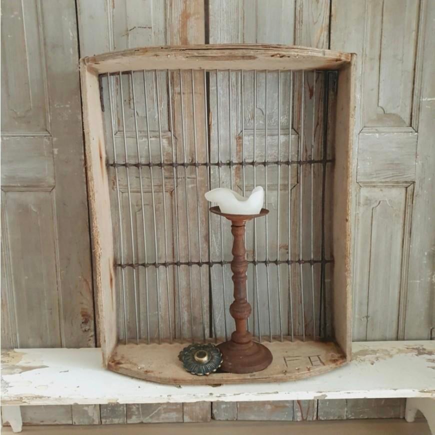 Brocante/industrieel dienblad, zeef, Ophalen