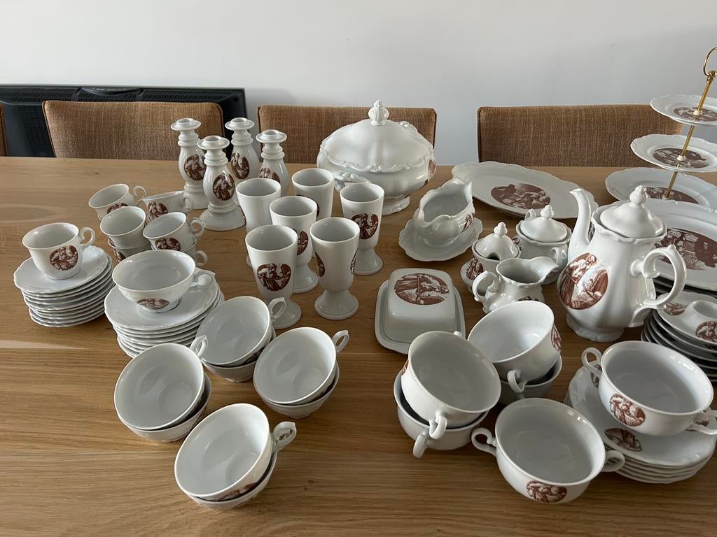 Compleet Winterling (exclusief) servies, Ophalen