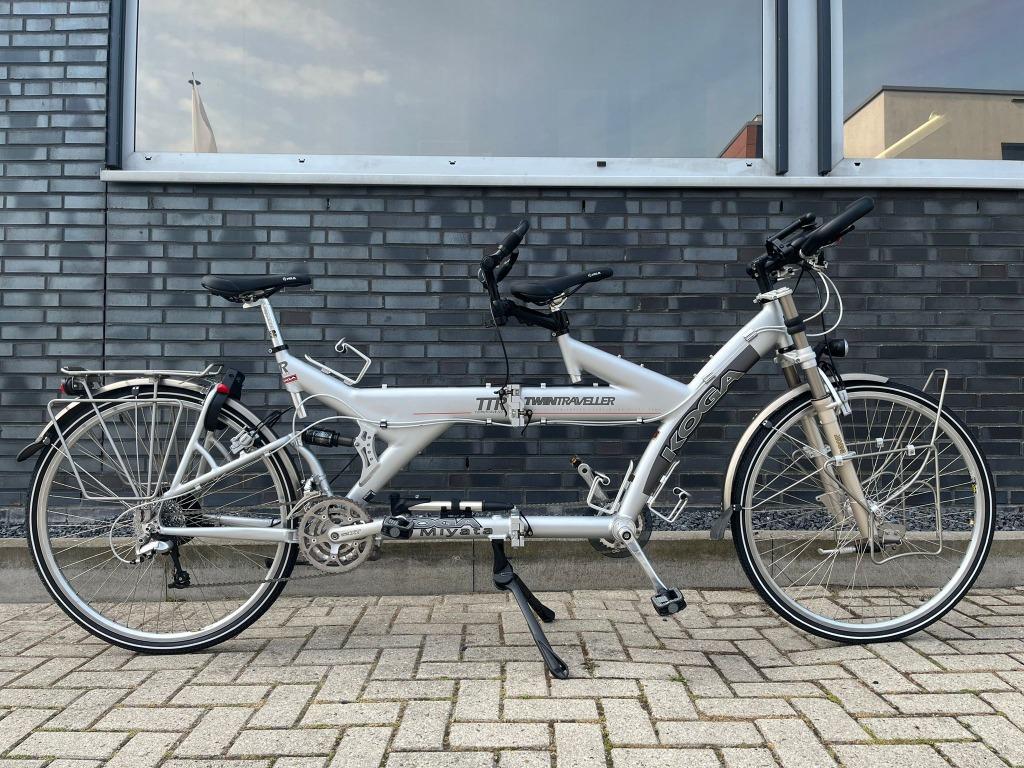 Koga Miyata TwinTraveller Tandem Vouwbaar ZGAN!, Fietsen en Brommers, Fietsen | Tandems, 53 tot 57 cm, Opvouwbaar, Ophalen of Verzenden