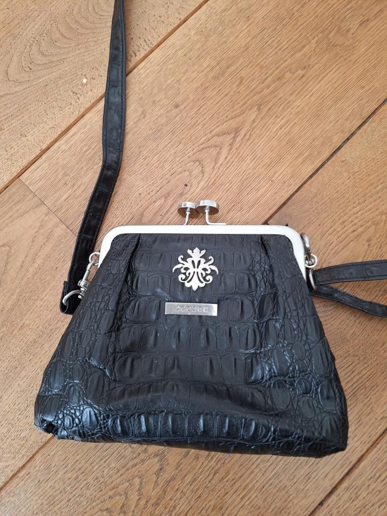 BAGSAC Schoudertasje Zwart, Ophalen of Verzenden, Zo goed als nieuw, Zwart, Schoudertasje