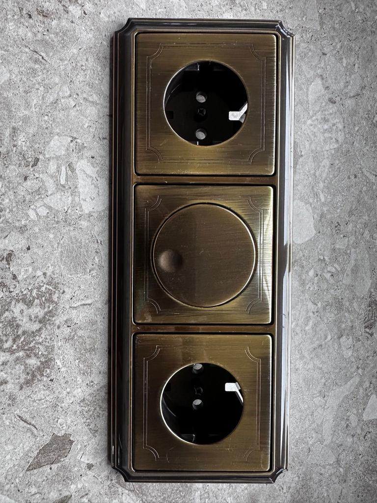 Merten Antique Brons Schakelmateriaal - Groot Lot, Ophalen, Nieuw, Schakelaar