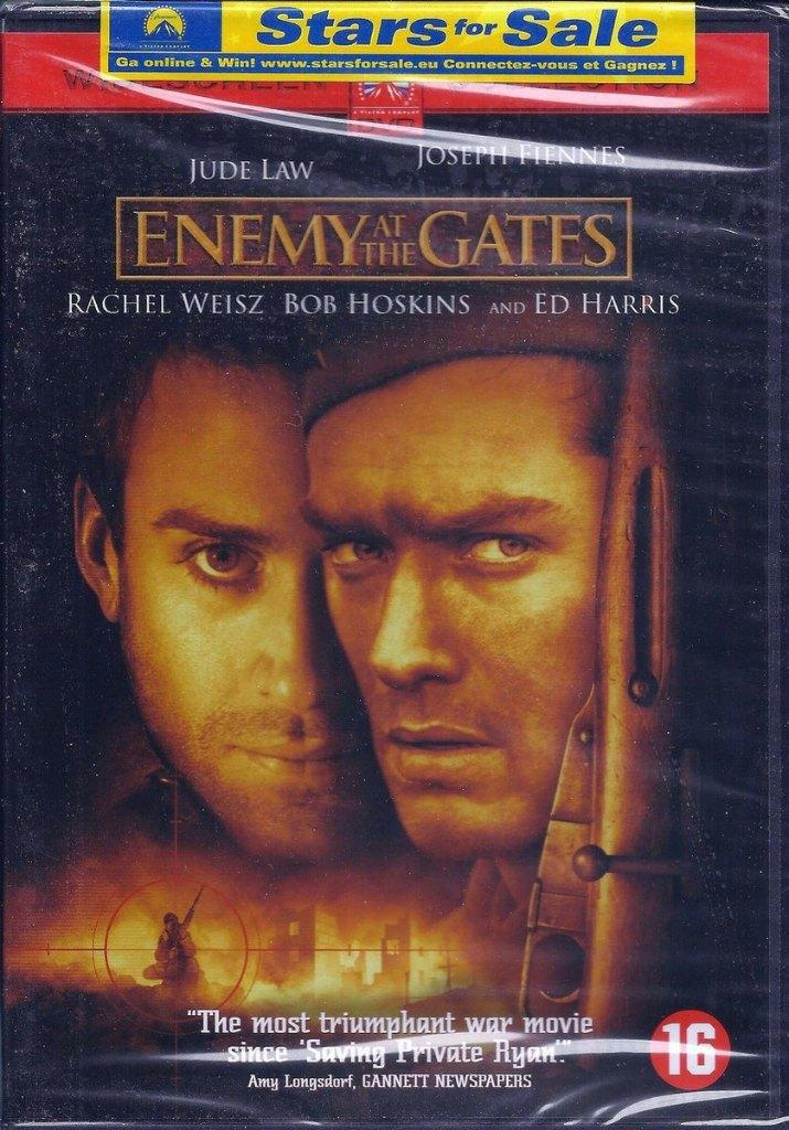 Enemy At The Gates DVD, Cd's en Dvd's, Dvd's | Actie, Zo goed als nieuw, Oorlog, Vanaf 16 jaar, Verzenden