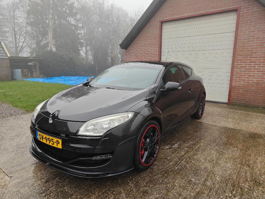 Renault Mégane RS 2.0 16V Turbo 250 Coupe 2010 Zwart, Auto's, Voorwielaandrijving, 1998 cc, Zwart, 4 cilinders