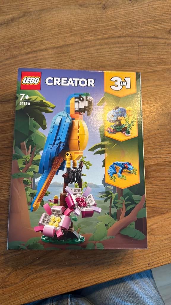 Lego creator 3in1 Papegaai - 31136, Ophalen, Zo goed als nieuw
