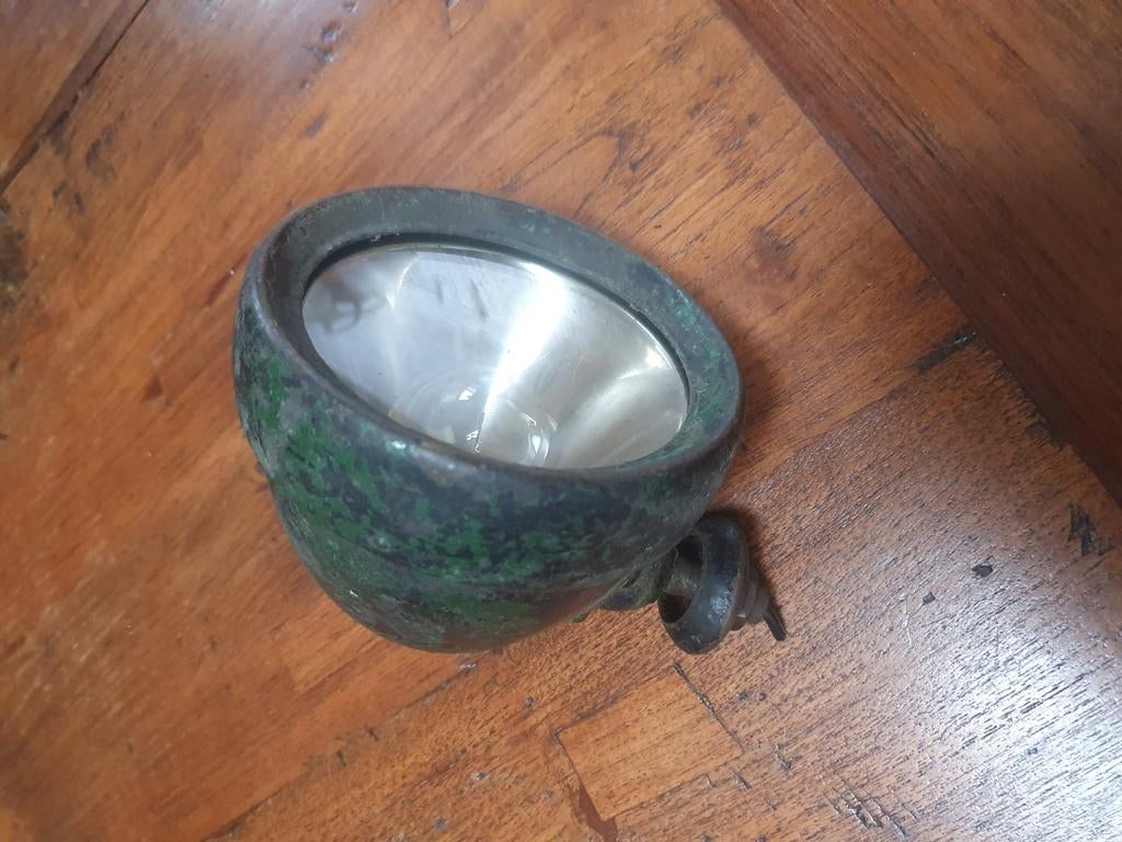 Lucas messing lamp type 330, Auto-onderdelen, Verlichting, Ophalen of Verzenden