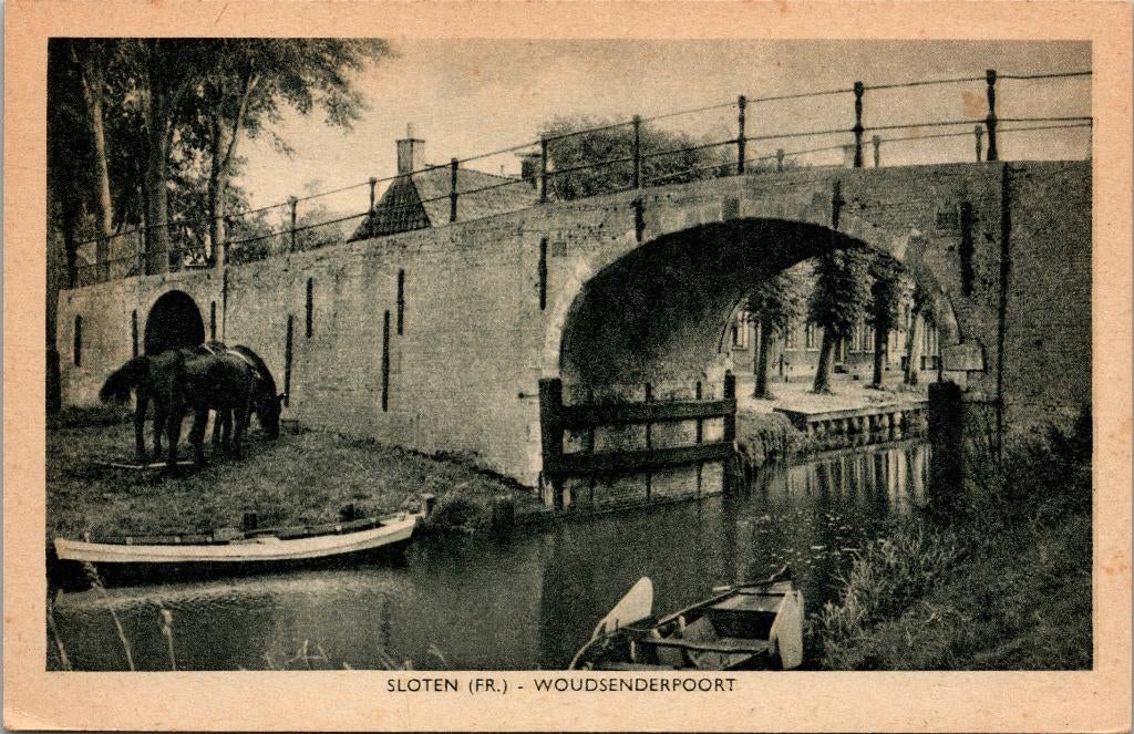 Sloten - Wousenderpoort, Verzenden, 1920 tot 1940, Ongelopen, Friesland